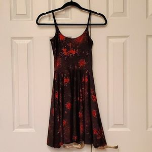 DEATH BY DISCO STRAPS SKATER DRESS
